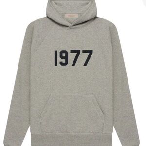 NWT Fear of God Essentials Wheat 1977 Pullover Hoodie